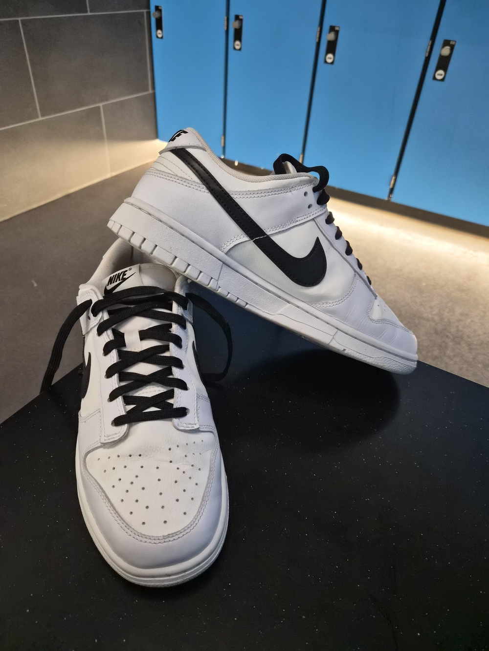 Nike Dunk Low "Reverse Panda" – White / Black – Size 9